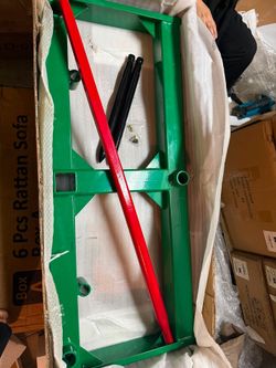 Titan Attachments 46" Fork Frame Attachment, Rate 4,500 LB, Fits John Deere Loaders 300$ 16