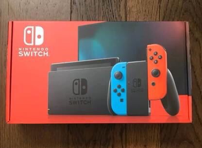 Nintendo Switch with Neon Joy Cons BRAND NEW UNOPENED!
