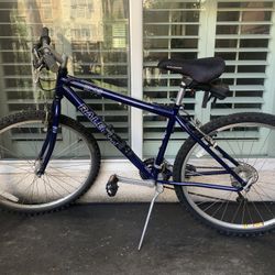 Raleigh M-45 Mountain Trail Bike - Blue – Chromoly Steel | Made in USA | 21-Speed Shimano | Vintage 90s MTB