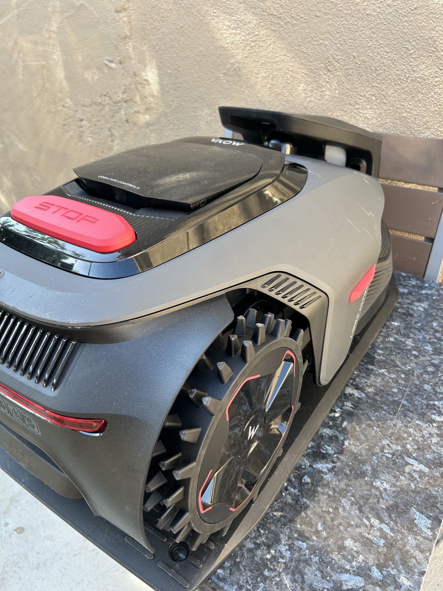 MOVA LiDAX Ultra series robotic lawn mower.