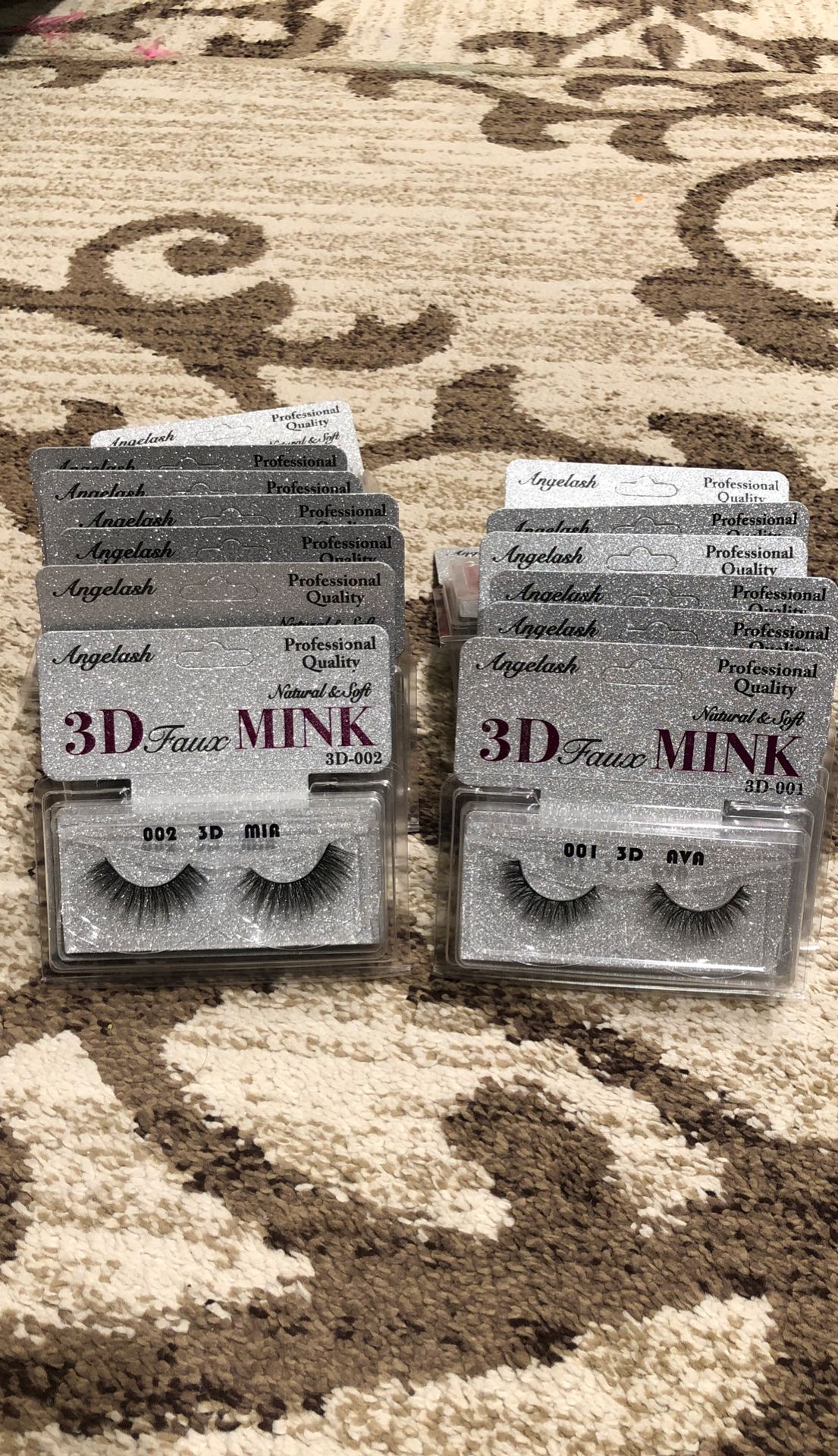 Fake eye lashes 3D faux mink