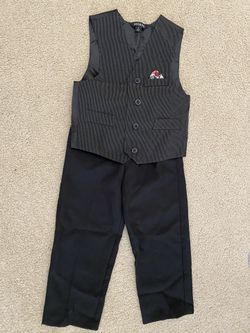 Boys suit vest and pants