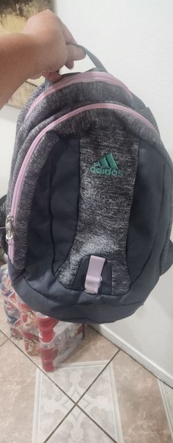 Adidas backpack pink gray