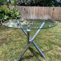  Round Glass  Table 