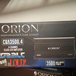 New!! Orion COBALT 3500w 4ch Amplifier 