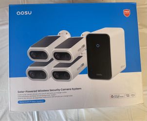 Solar-powered wireless security Camera