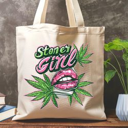 Stone Girl Tote Bag