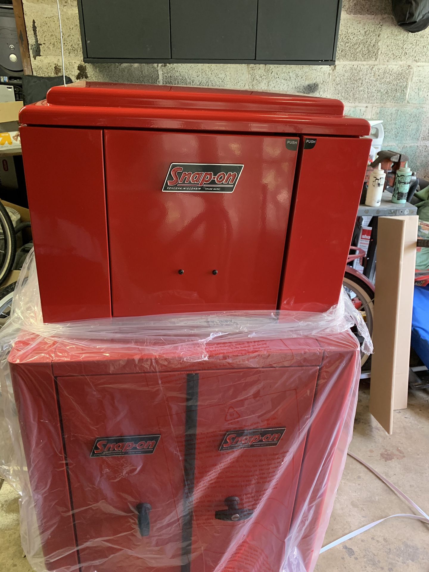 Snap on fridge and microwave
