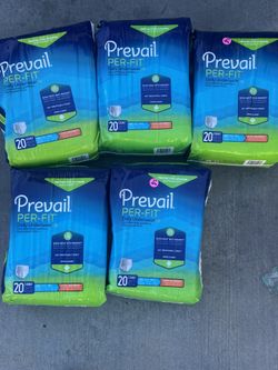 Prevail adult Diaper $4 Each Size LARGE 
