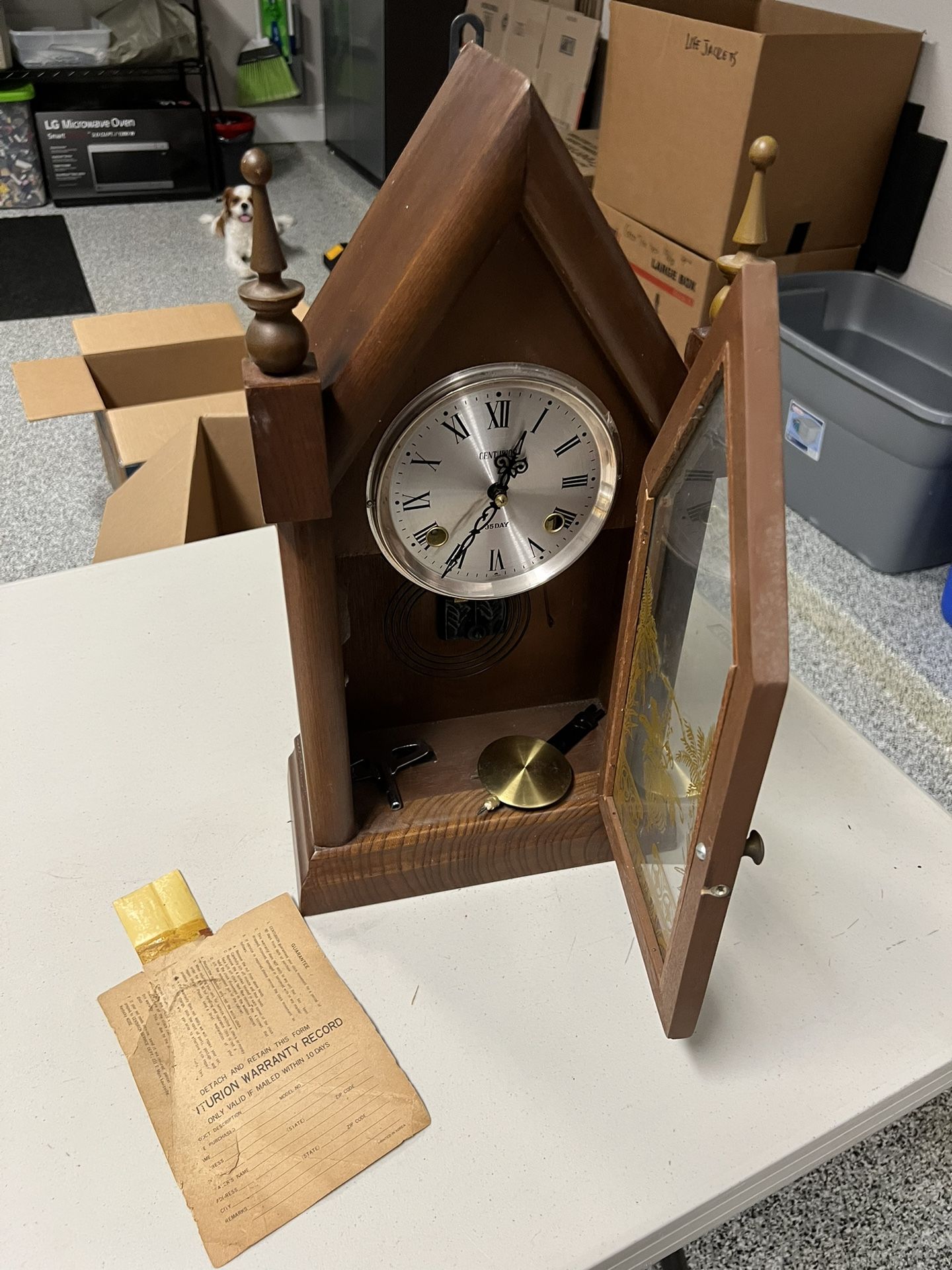 Vintage centurion 35 Day Clock