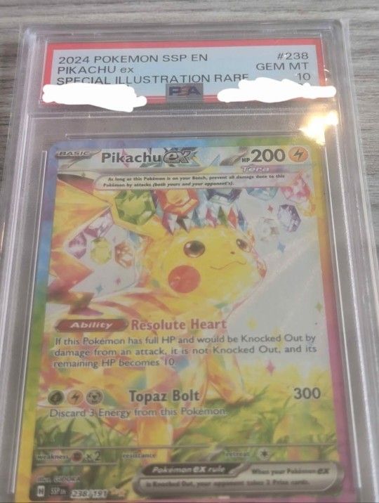 Picachu  Sir Psa 10