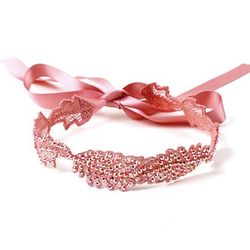 Pink Leaf Lace Choker NWT