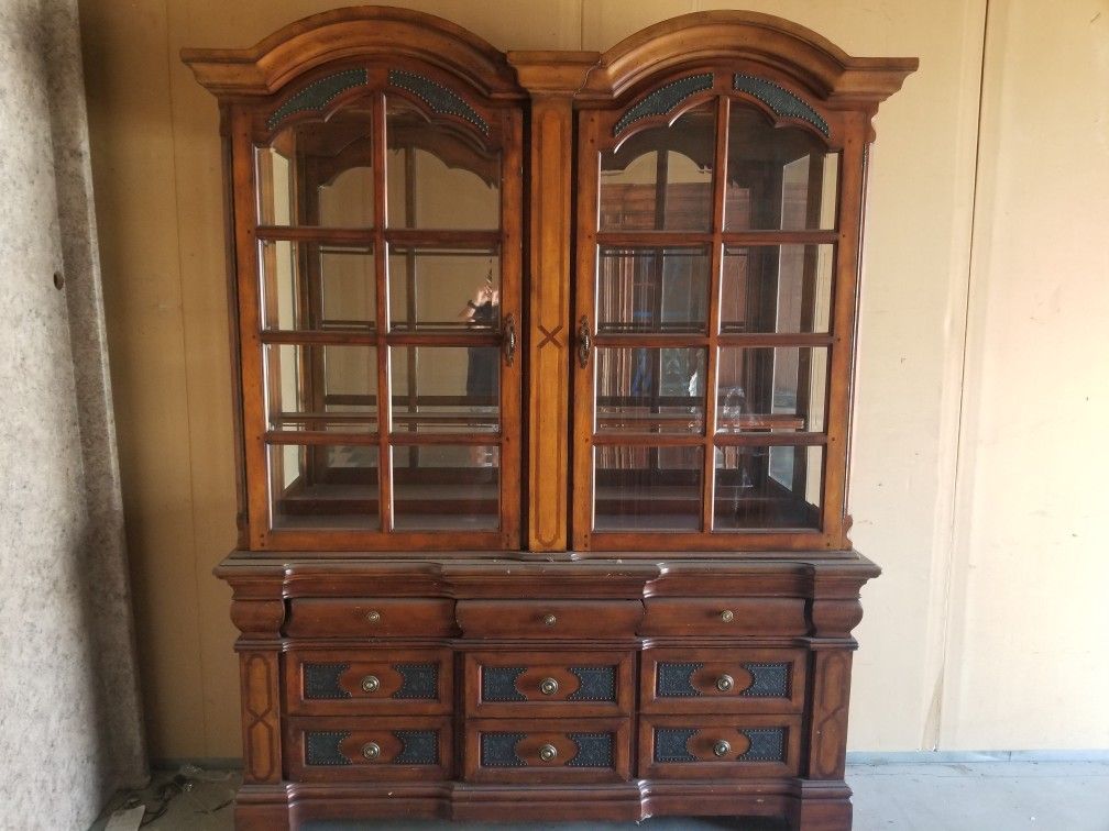 FREE Beautiful Wooden China Cabinet