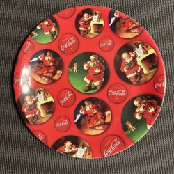 Coca-Cola Christmas Plate