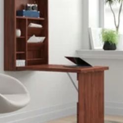 Walk Mount Foldable Study Desk - Very Easy To Install 