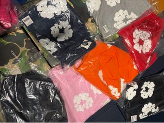 Demin Shorts text for sizes and price
