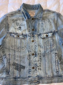 Ralph Lauren Light Blue Graphic Denim Jacket