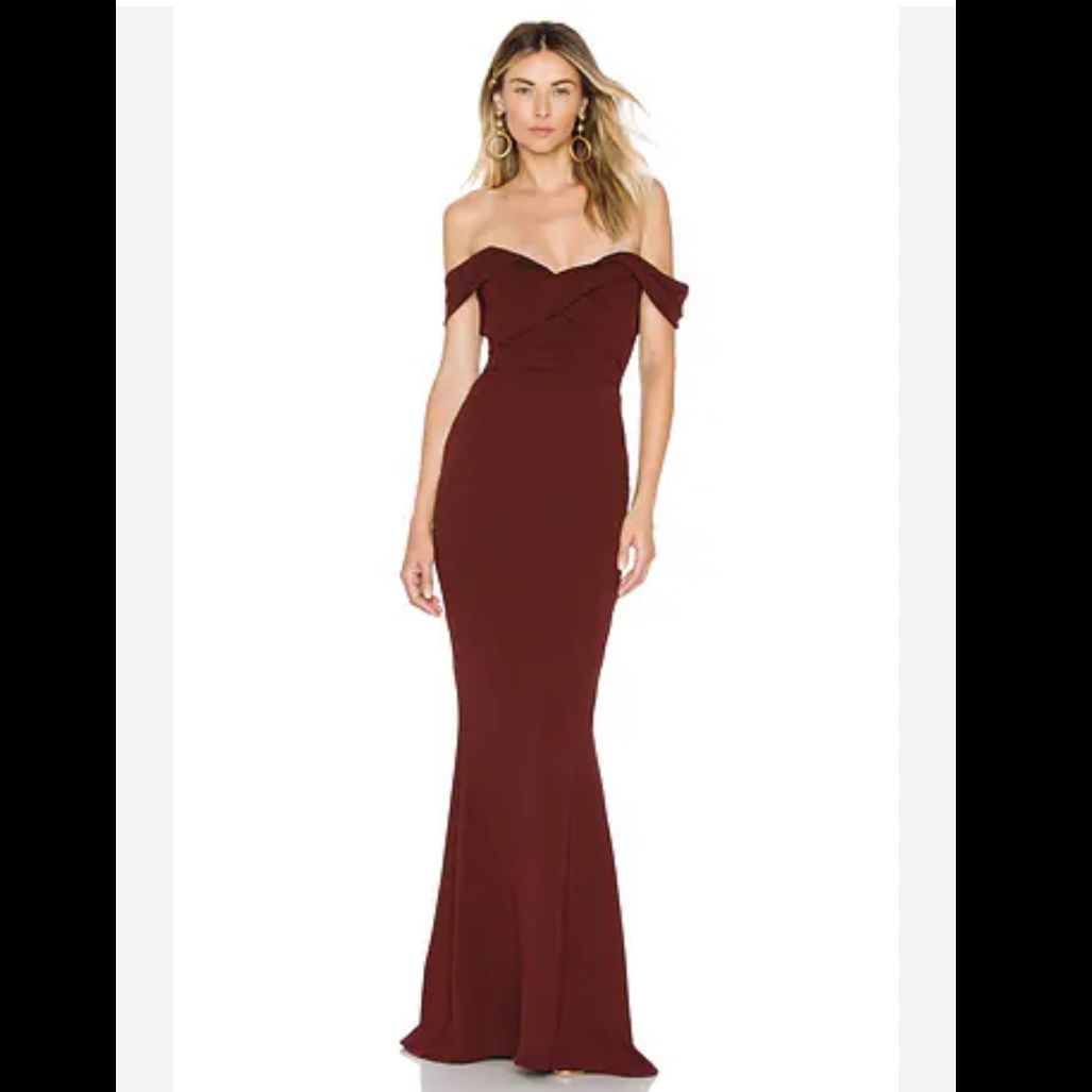 Nookie Camille Gown in Wine I REVOLVE, S
