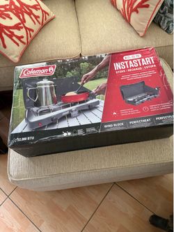 COLEMAN TWO BURNER INSTA START STOVE
