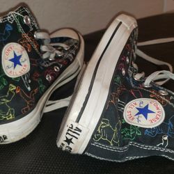 BACK TO SCHOOL  🚌 YOUTH SIZE 4 MEN 6 WOMEN CONVERSE ALL STAR HIGH TOPS BREAKDANCE