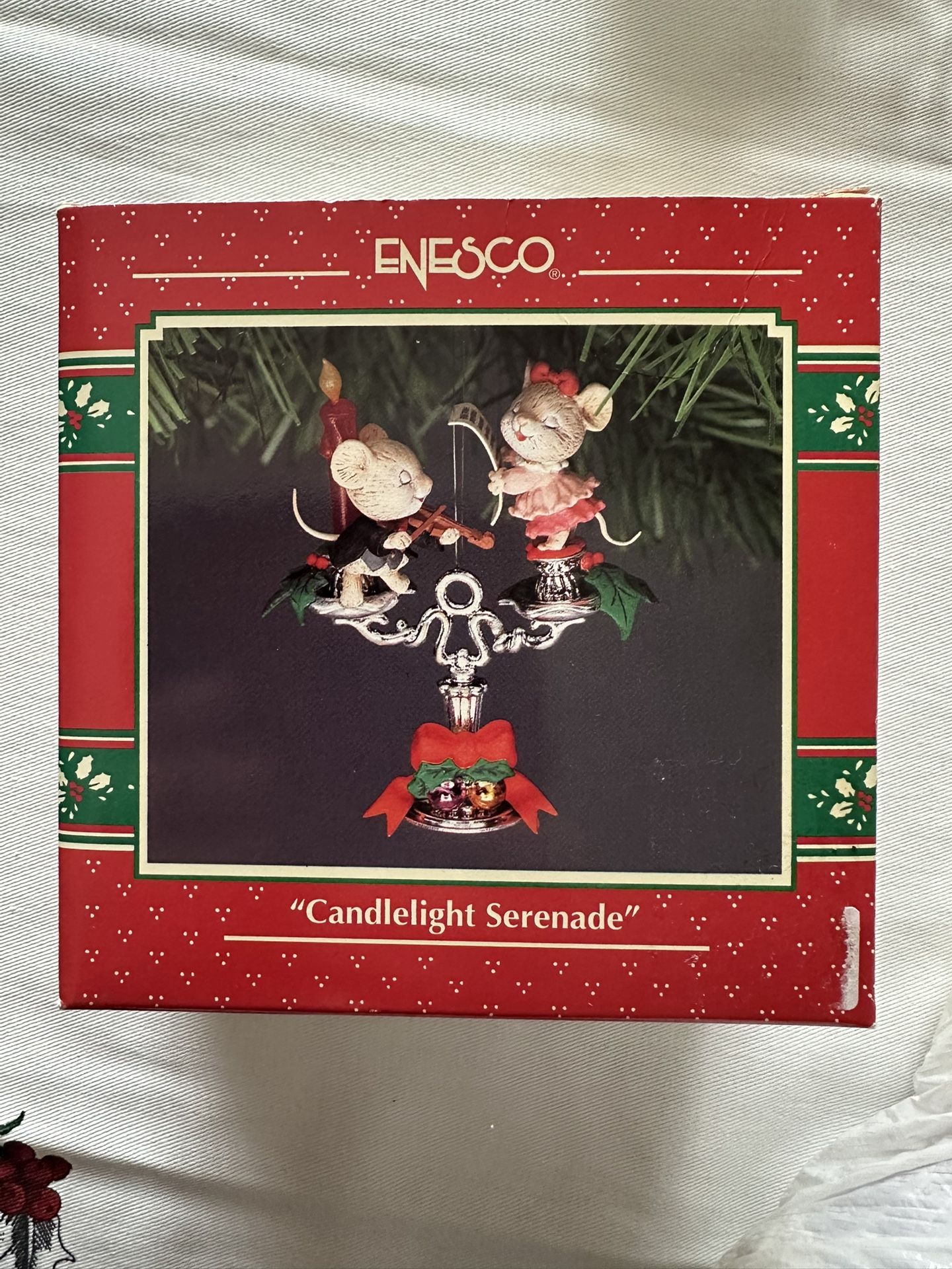 Enesco Candlelight Serenade Christmas Ornament