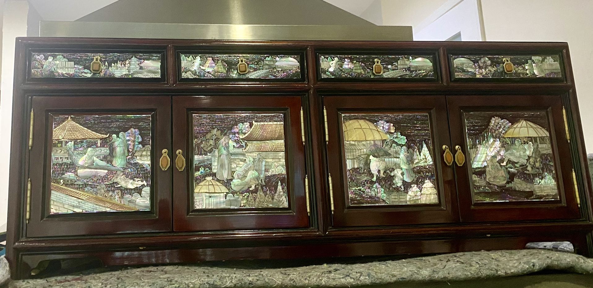 High Detail Mother Of Pearl Cabinet  