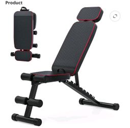 🏋️‍♀️ GIKPAL Adjustable Weight Bench – $45💪