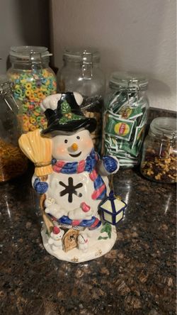 Super cuteSnowman tea light candle holder
