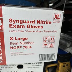 Synguard Nitrile Exam Gloves 