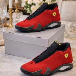 Jordan 14 Retro Red Ferrari size 6