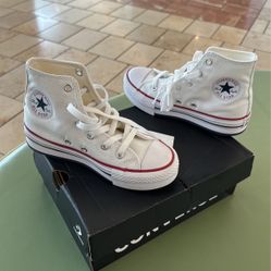 Kids Brand New White Converse Size 13 