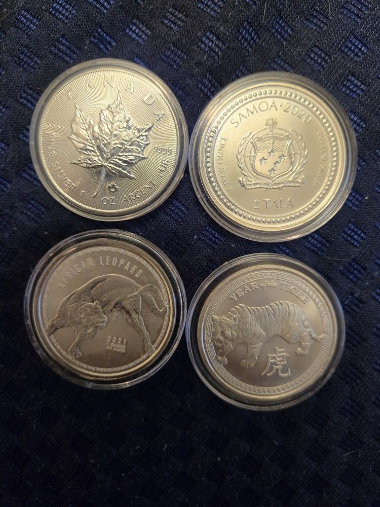 4 1 0z Unique Pure Silver