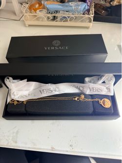 Versace Medusa gold necklace
