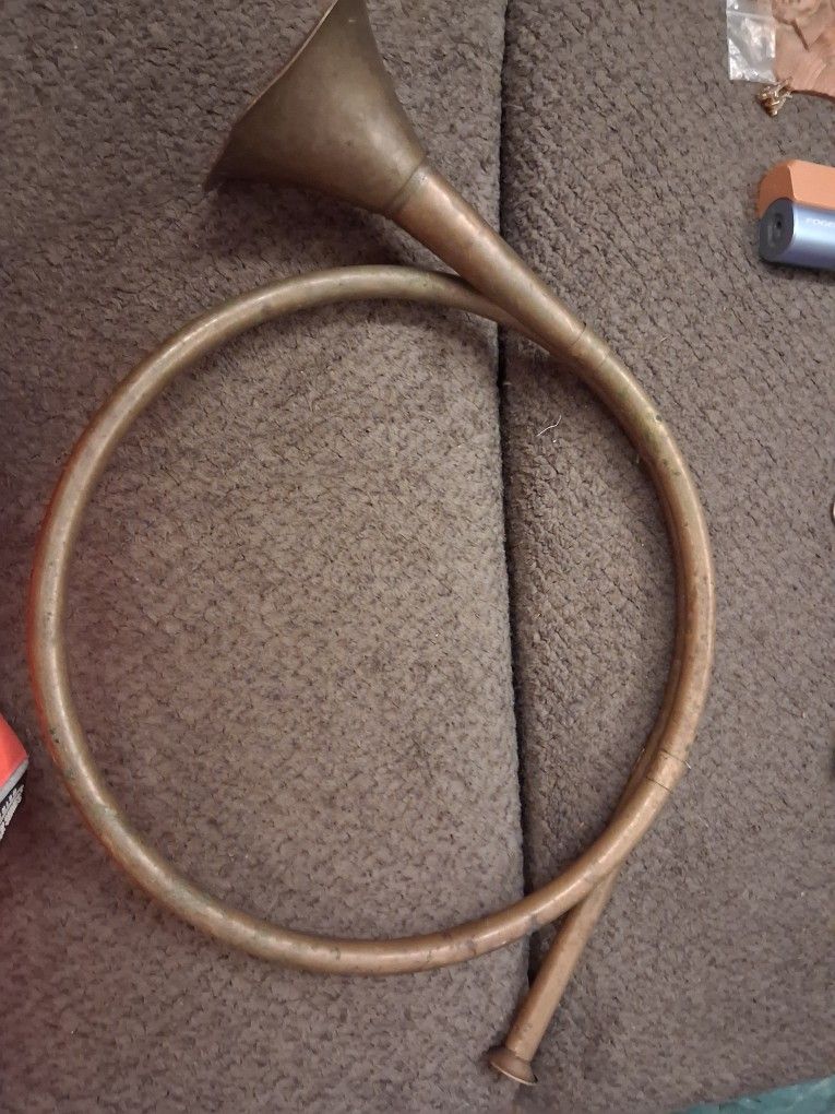 Vintage Copper Horn