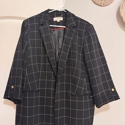 🖤 Black 3/4 Sleeve Calvin Klein Blazer  🖤