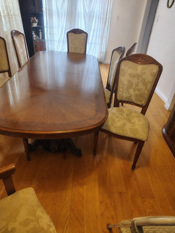 Elegant French Style Large Dining Set