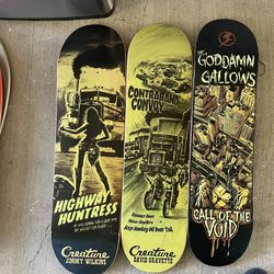 Powell  Peralta  Skate Boards And Creature Boards