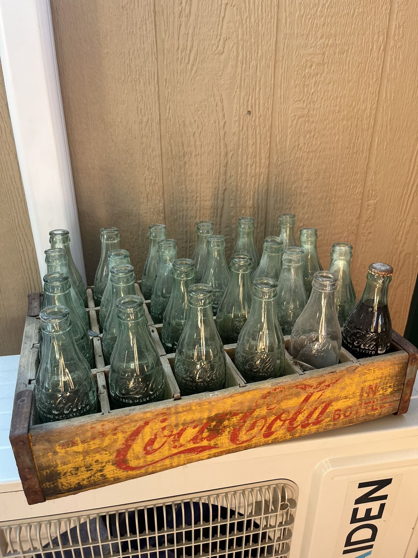 Vintage Coca-Cola Bottles & Crate