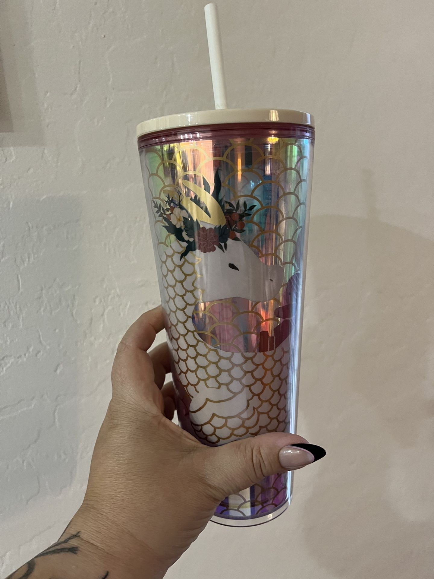 Iridescent Dragon Starbucks Cup