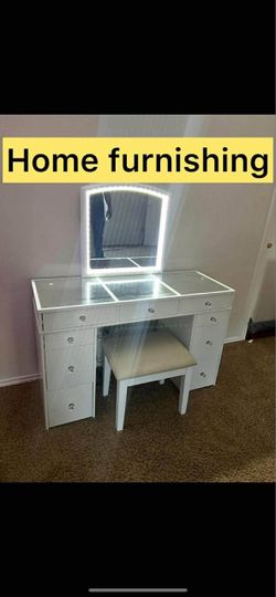 Furniture vanity with LED