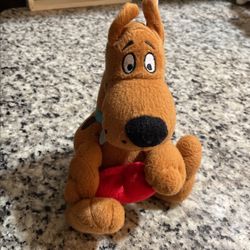 Scooby-Doo with heart small plush toy 