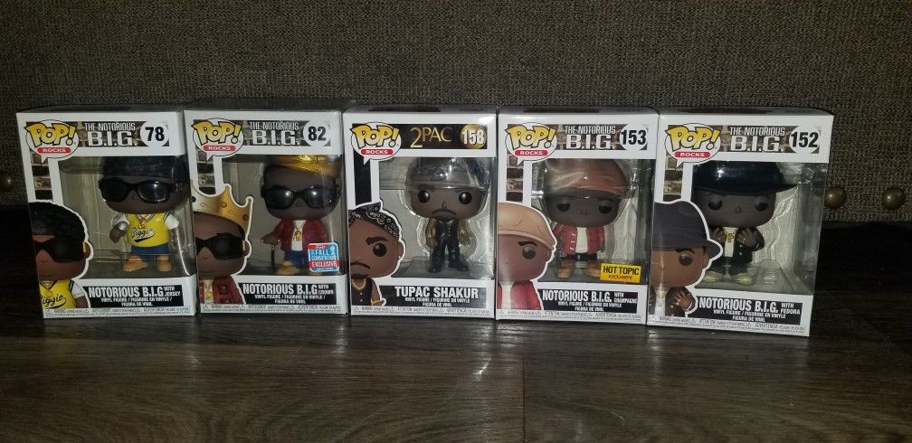 Funko pop Tupac Shakur And Notorious B.i.g
