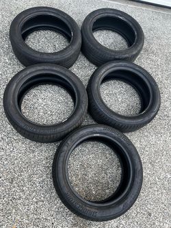 Lot of 5 Bridgestone Turanza T005 225/50R18