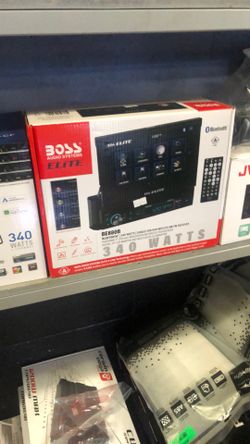 Boss Elite Flip Up Single Din Stereo On Sale Today For 140 