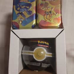 Pokémon Ball And 2 Mini Tin Set 