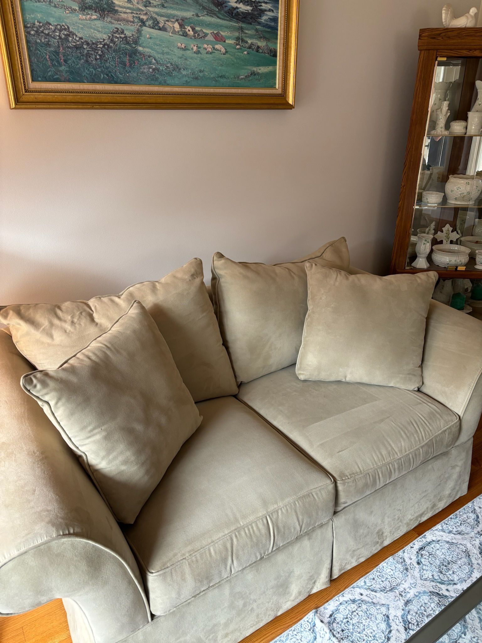 Grey Loveseat 