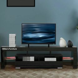 Brand new 63” TV stand entertainment center wall unit with L.E.D lights