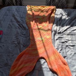 A Mermaid Tail Blanket