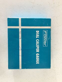 Fowler dial caliper gauge 0.375”-1.375”