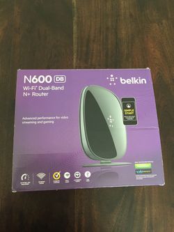 Belkin N600 DB Wi-Fi Dual-Band N+ Router